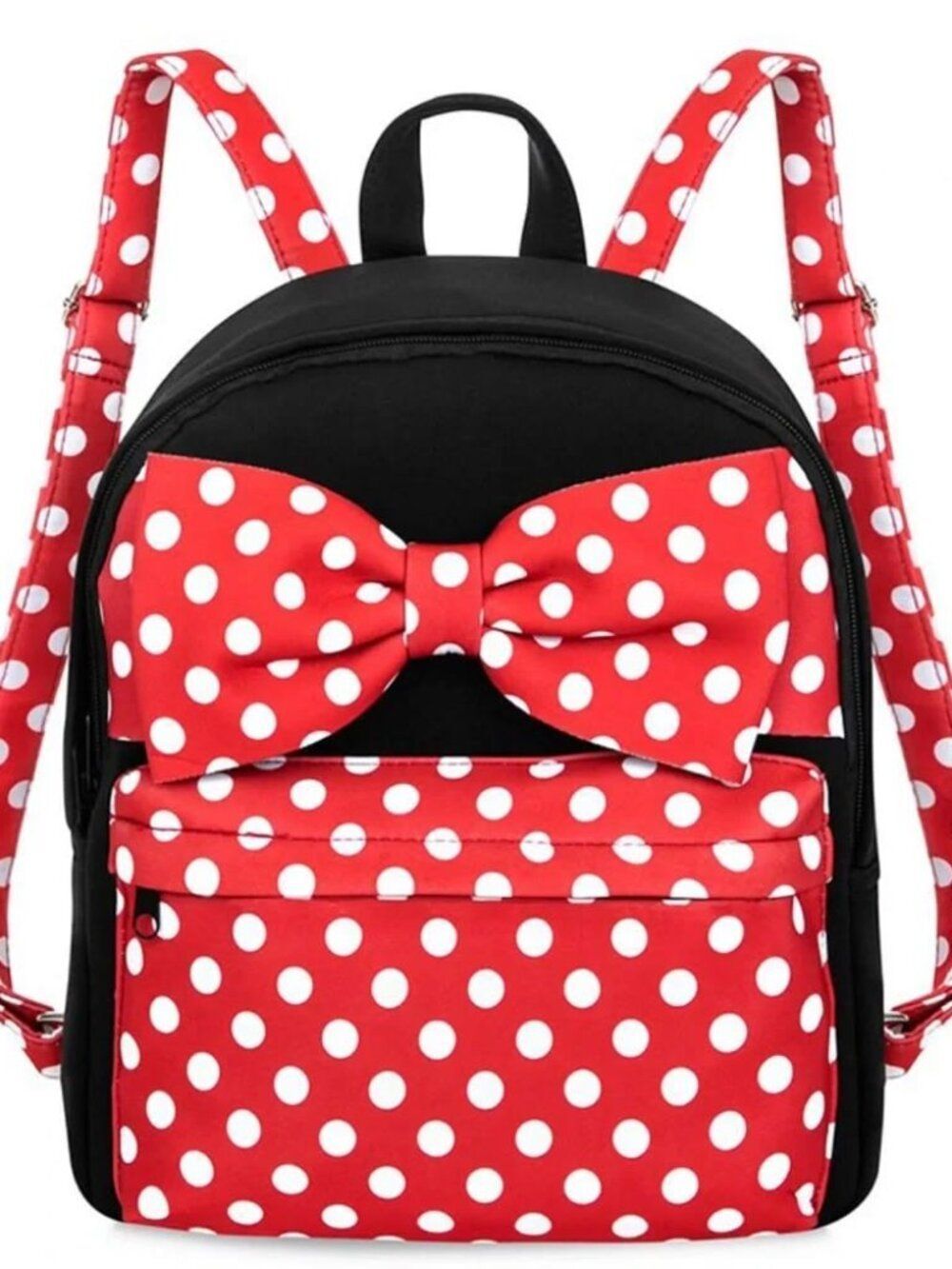 Disney Parks Minnie Mouse Neoprene Backpack Polka Dots